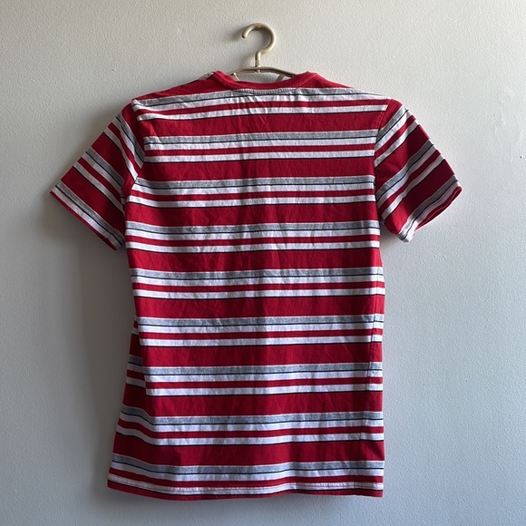 HUF T Shirt Small Red Striped - Picture 5 of 9